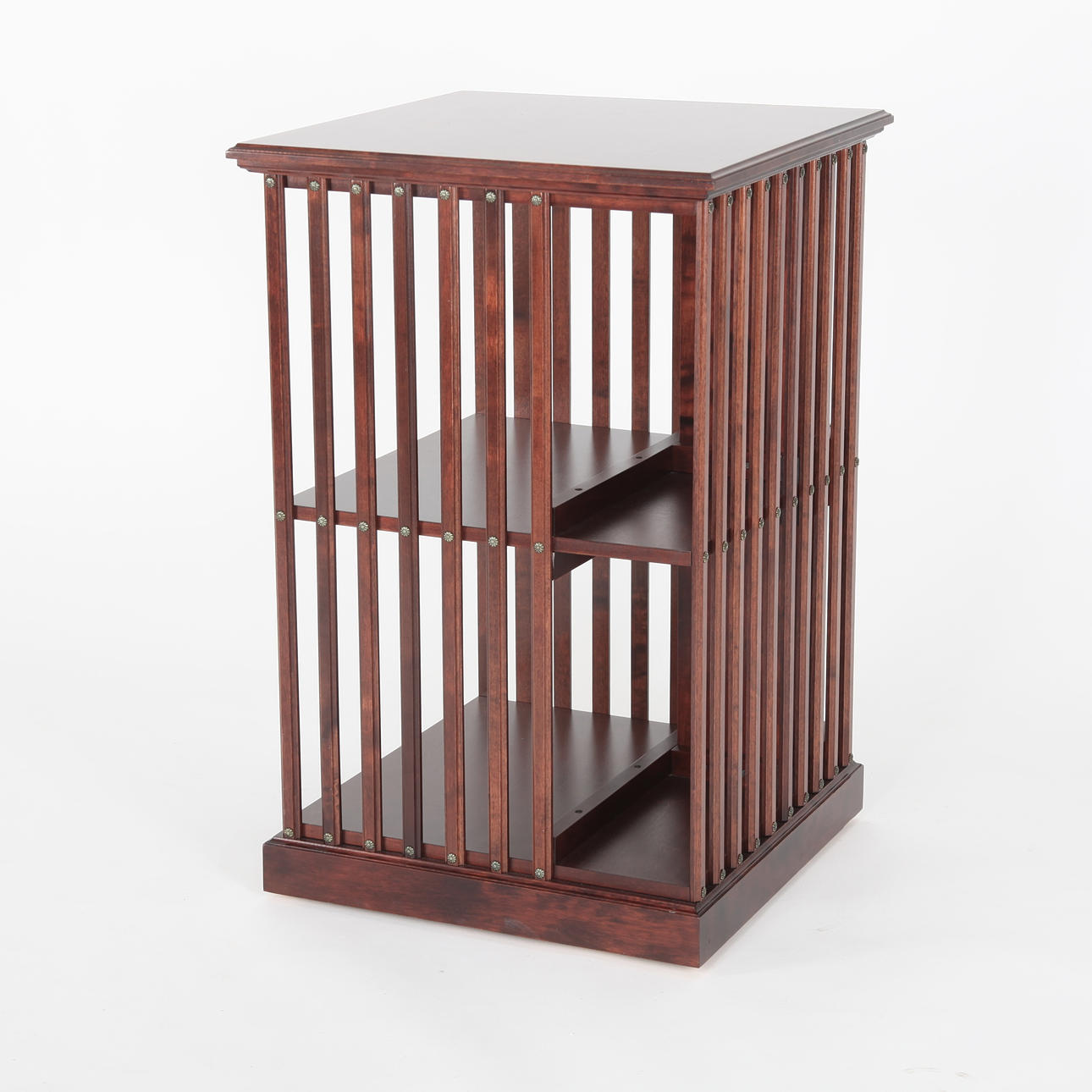 BOOK SPINNER ON WHEELS, 83 cm high.