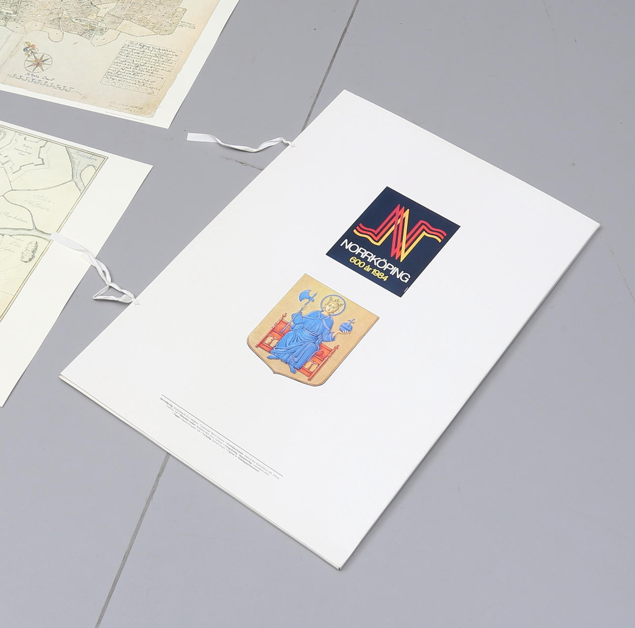 KORT, 11 stk, Norrköping 600 år, 1984.