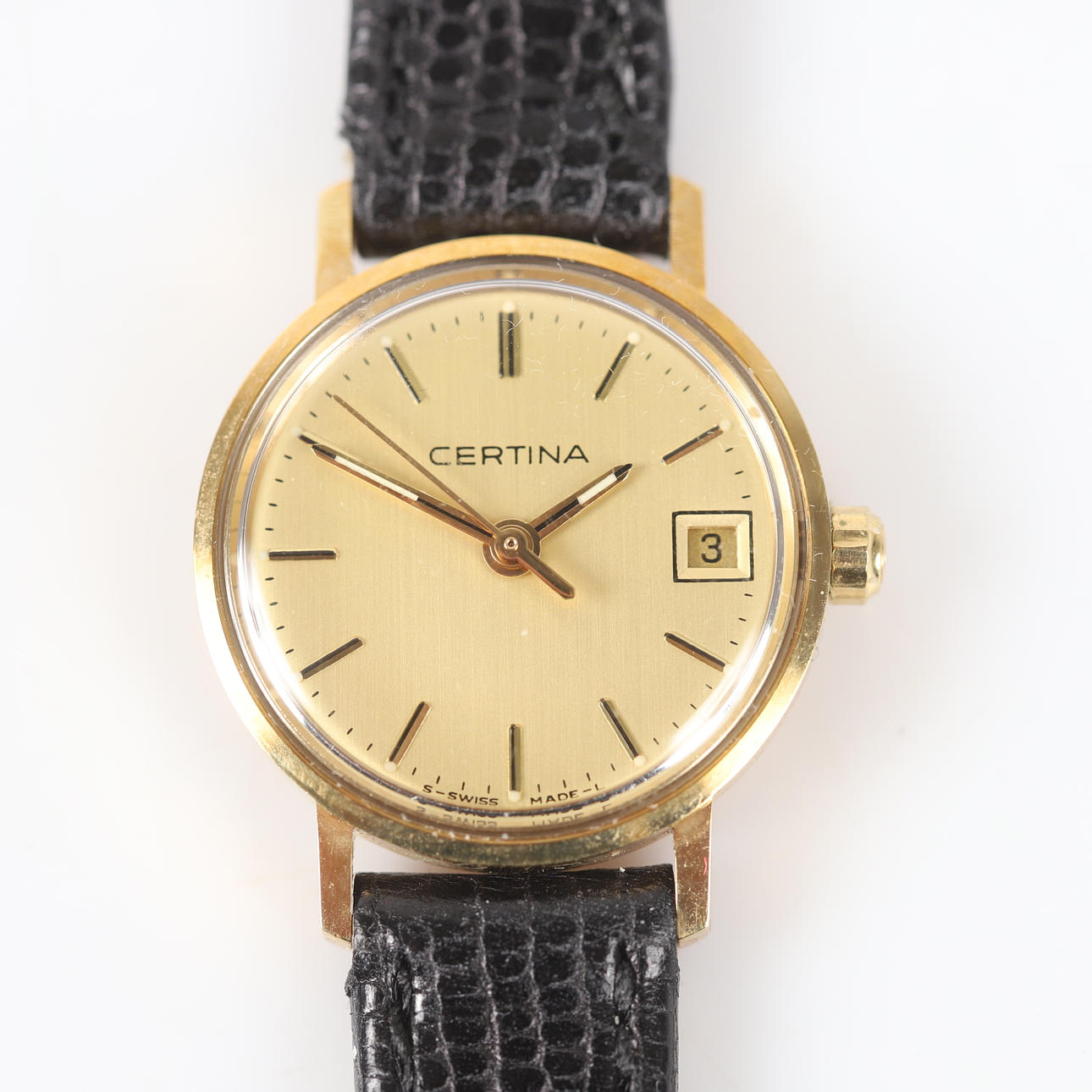 DAMARMBANDSUR, Certina, 18 K guld.