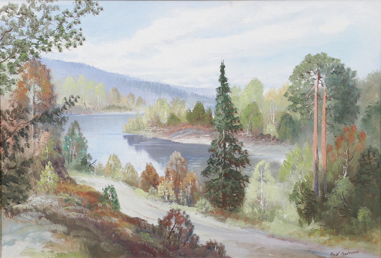 arvid-andersson-landsv-g-vid-sj-olja-p-duk-signerad-konst