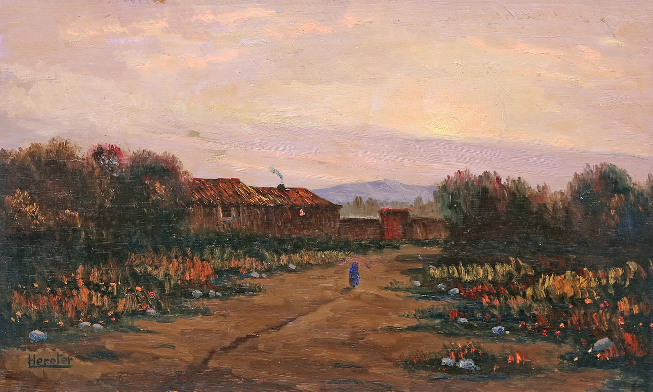 HERETER. Rural view.