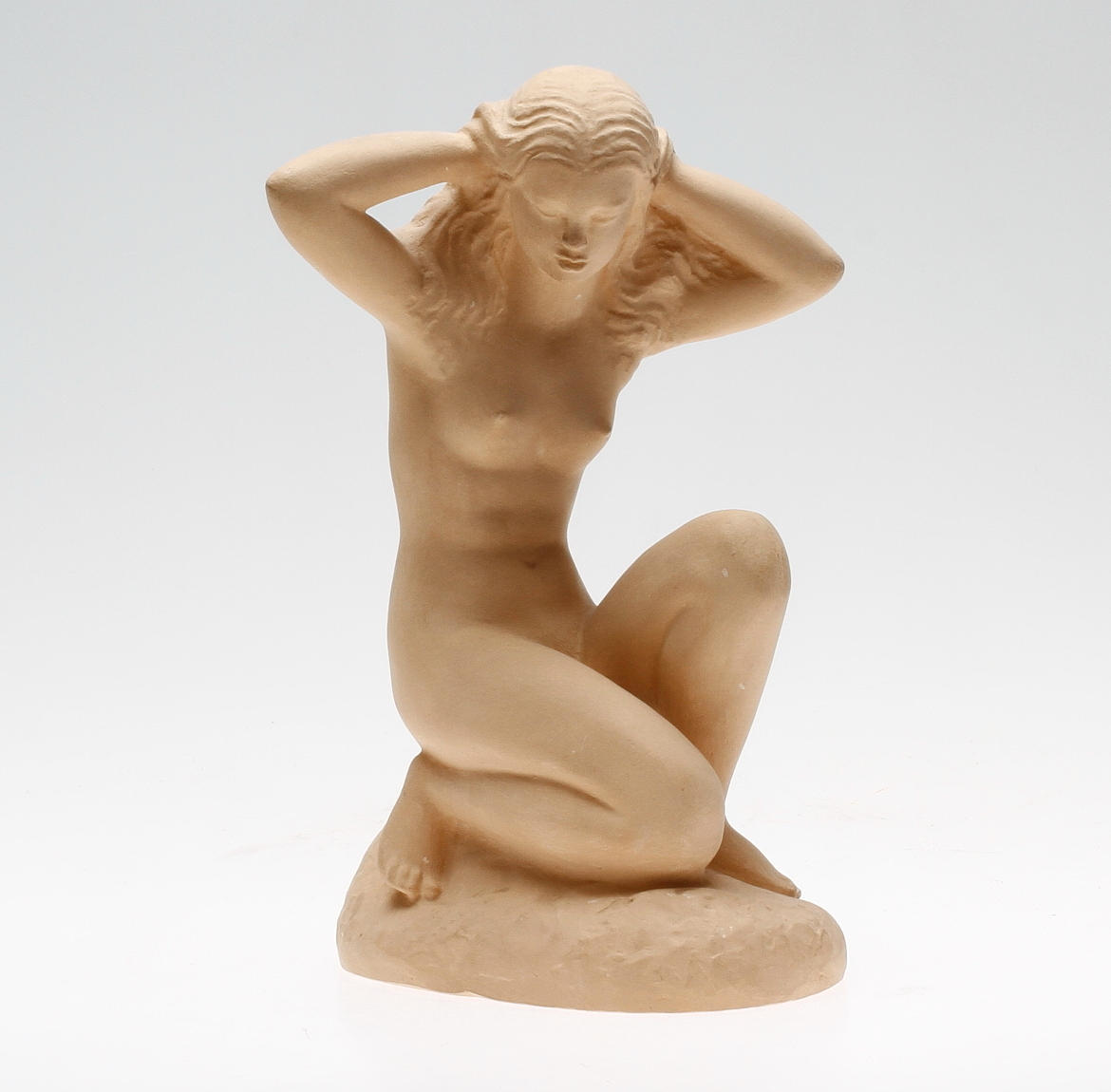 CARIN NILSON(1884-1973). Skulptur, gips, signerad.