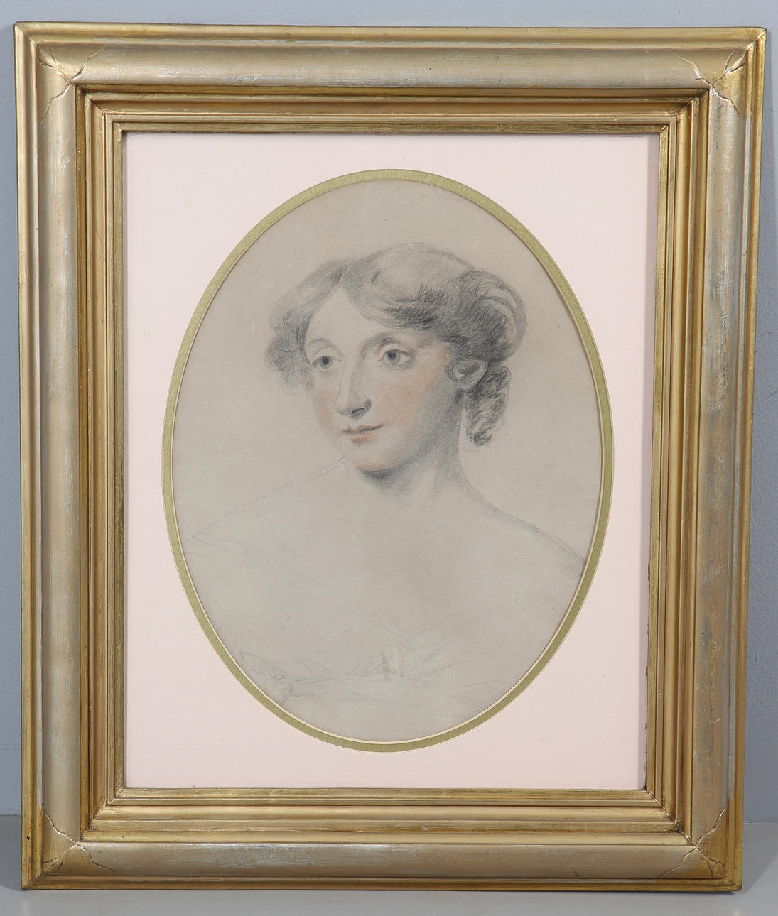 CIRCLE OF MARGARET SARAH CARPENTER (1793-1872). PORTRAIT OF MARY MOULTON-BARRETT.
