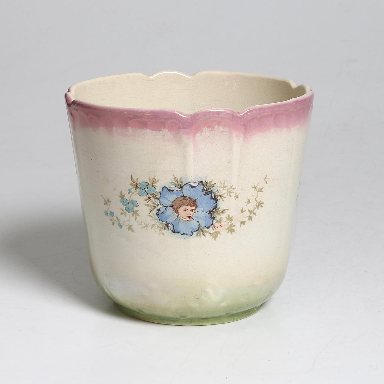 YTTERFODER, flintgods, sannolikt Rörstrand, omkring sekelskiftet 18/1900.