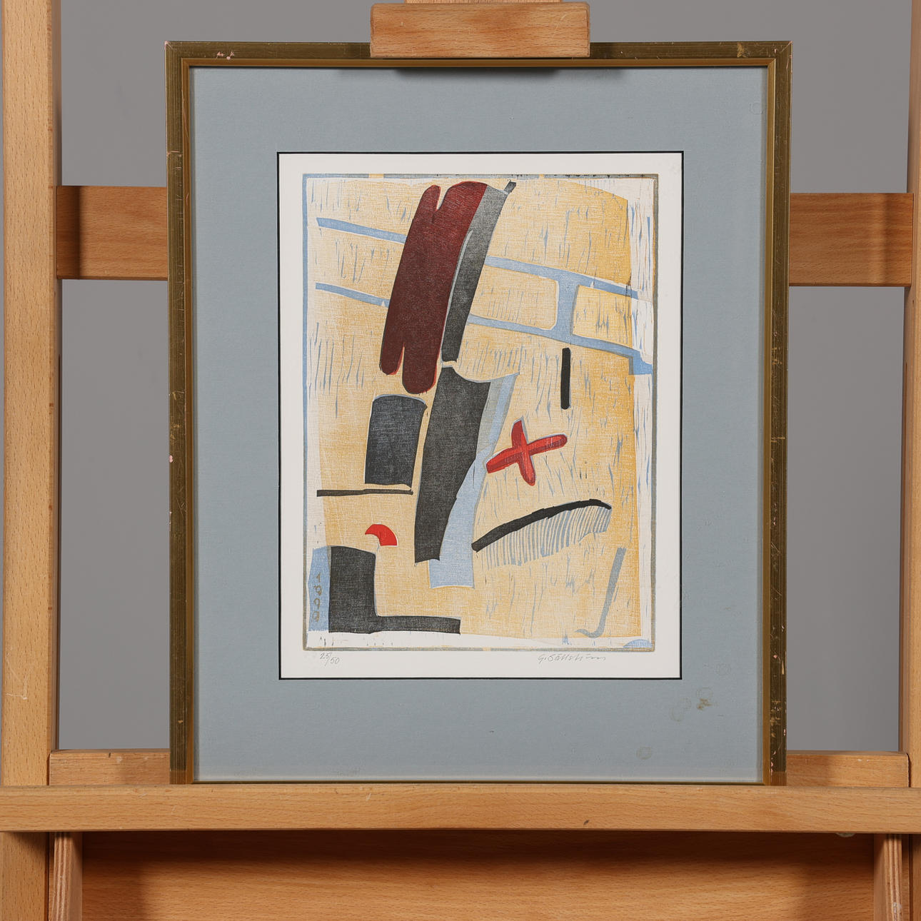 GÖTE SÄLLSTRÖM. LITHOGRAPHY, signed and numbered 25/50.