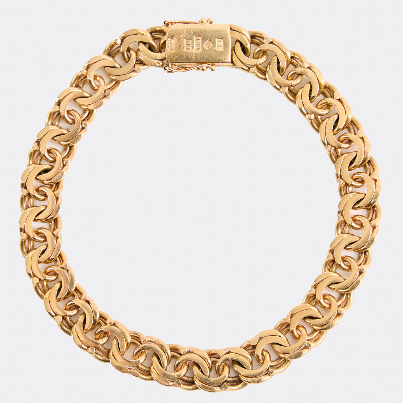 ARMBÅND, Bismar armbånd, guld 18K.