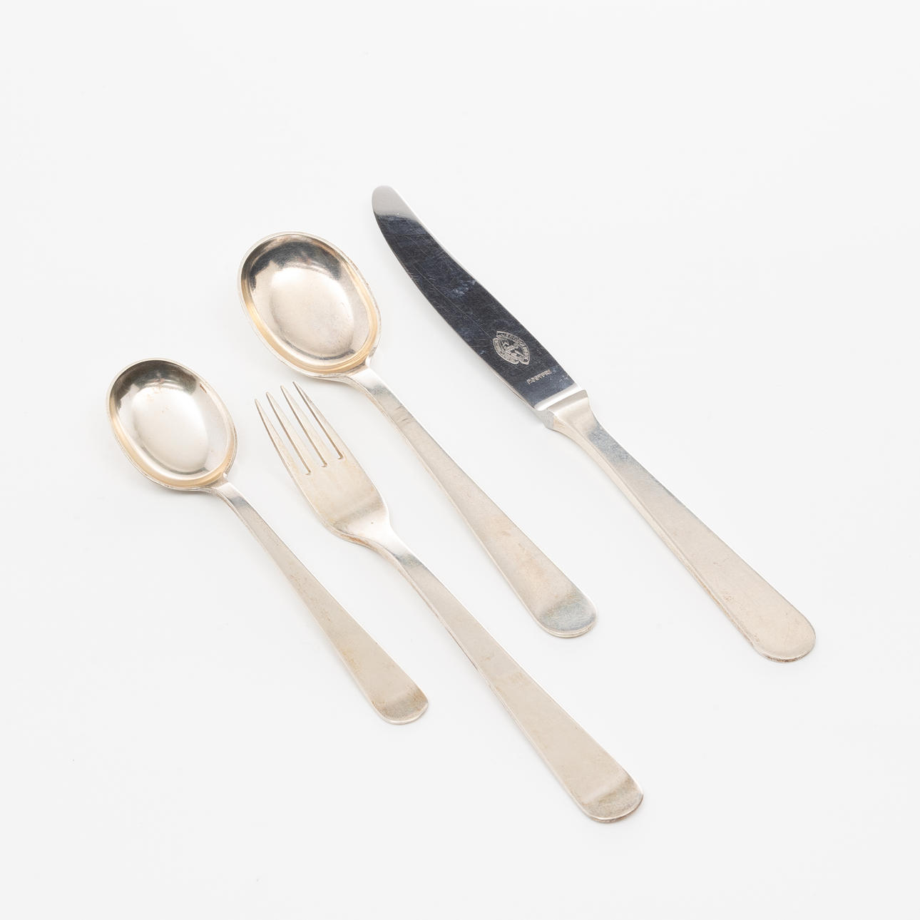 WIWEN NILSSON. Cutlery, 4 pieces, Silver.