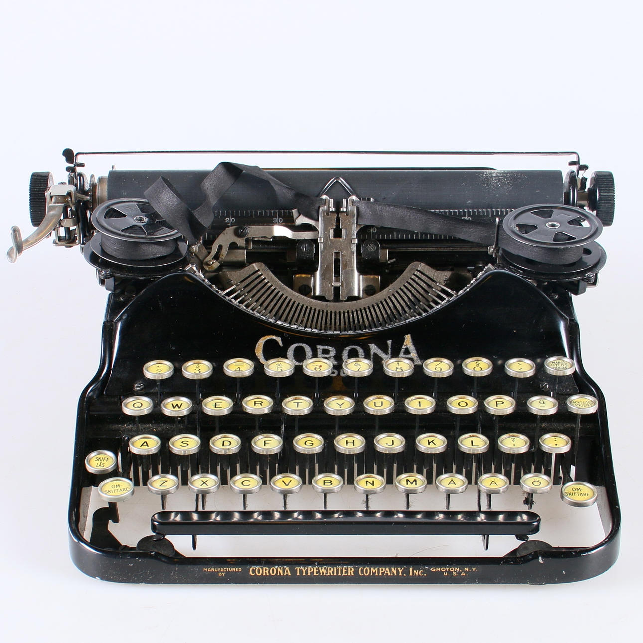SKRIVMASKIN, Corona Four, Amerika, 1900-talets första hälft.