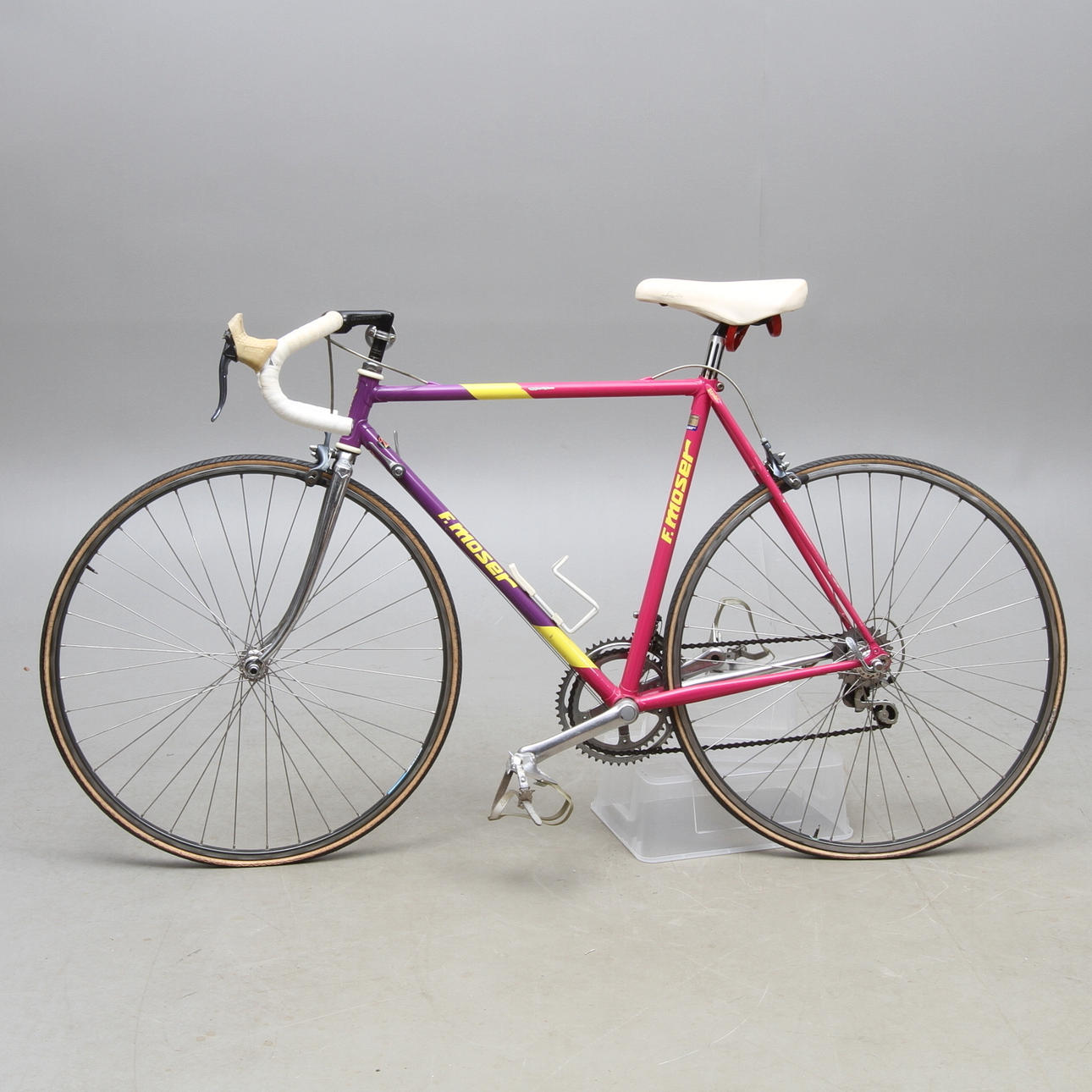 CYKEL, F. Moser, bockstyre, 1900-talets slut.