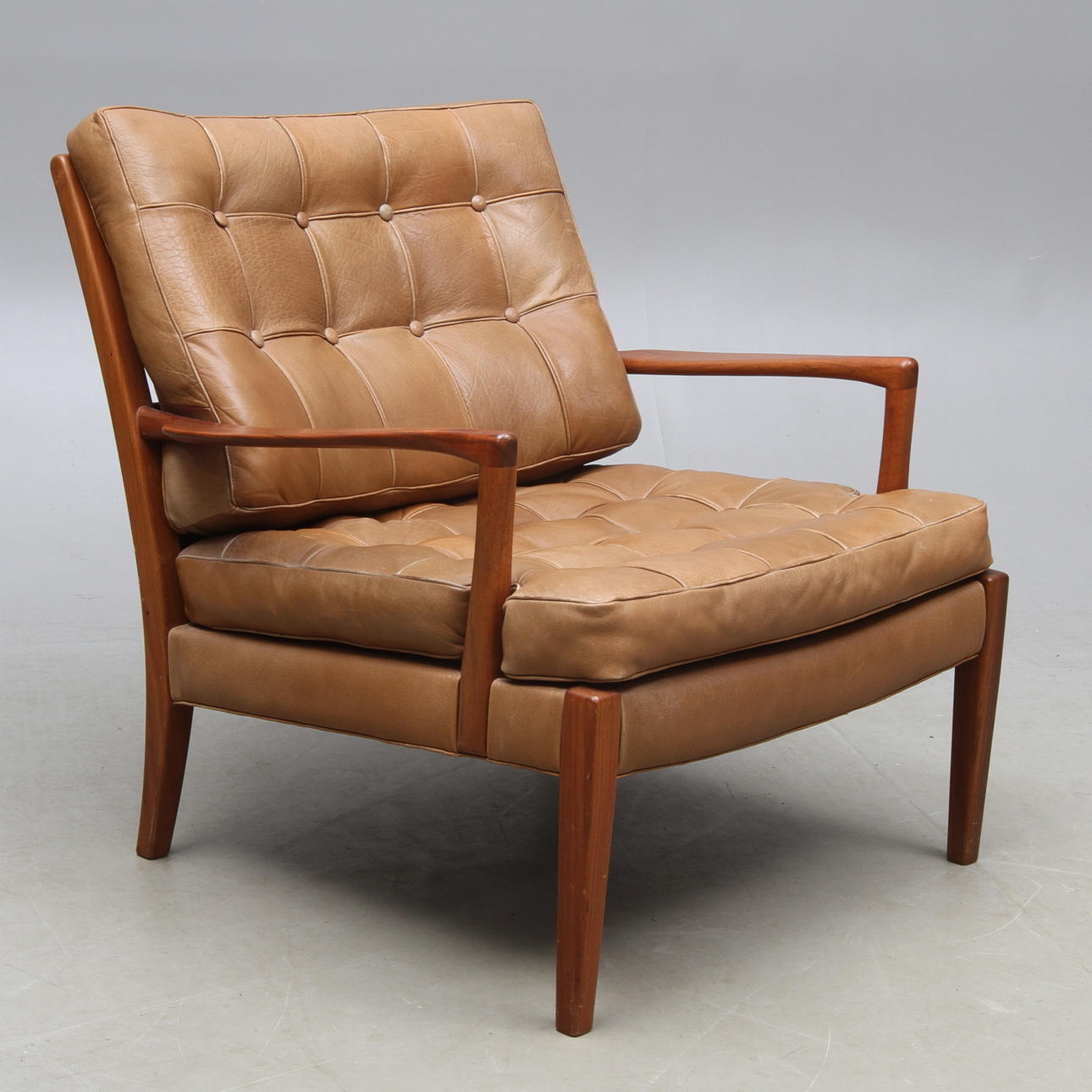 FÅTÖLJ, "Löven", Arne Norell, 1960-tal.