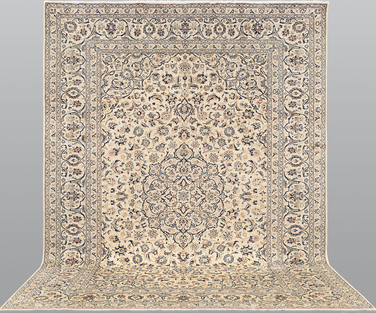ORIENTAL CARPET. Light Keshan, 394 x 290 cm.