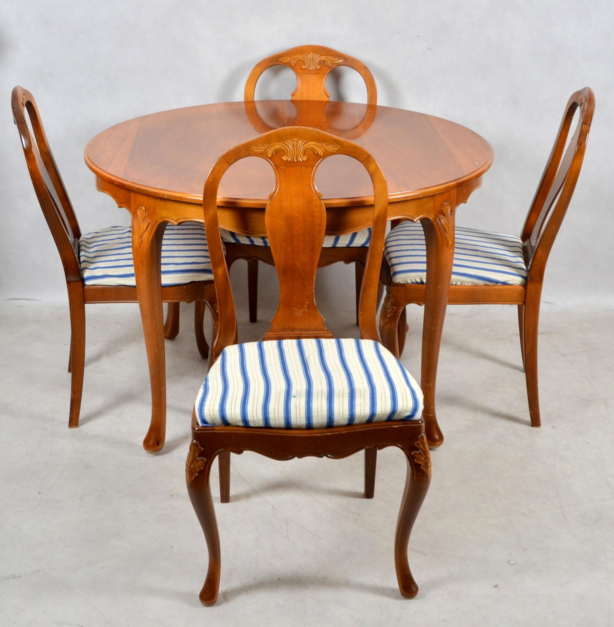 MATSALSGRUPP, 5 delar, rokokostil.