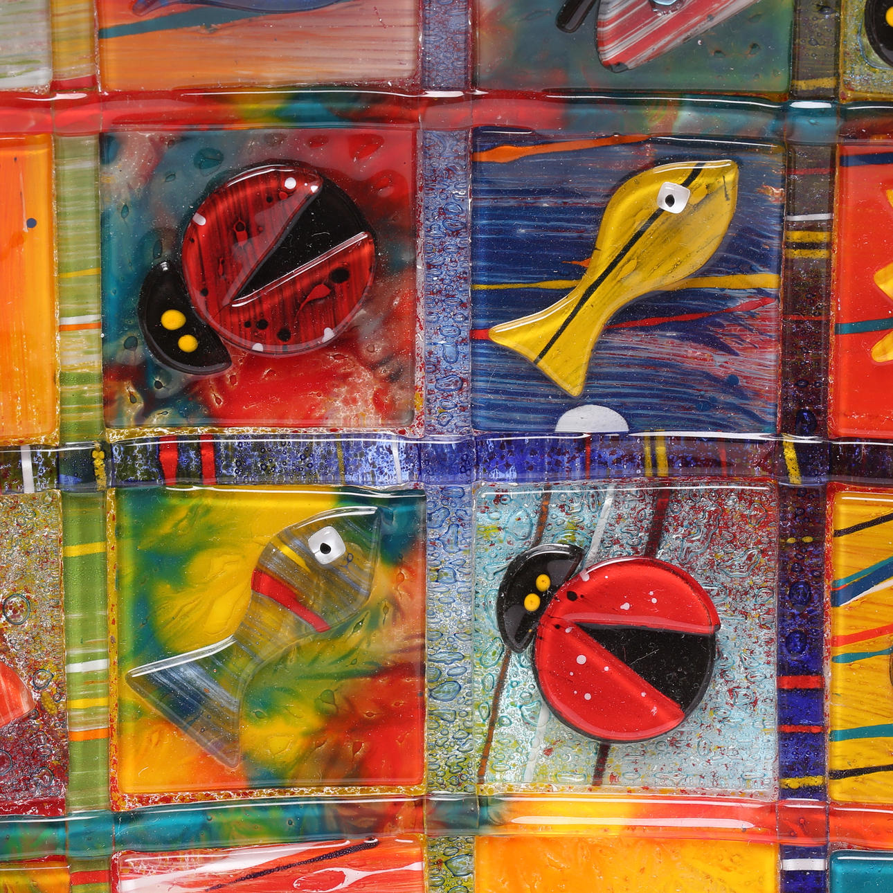 FAT, konstglas, osignerat.