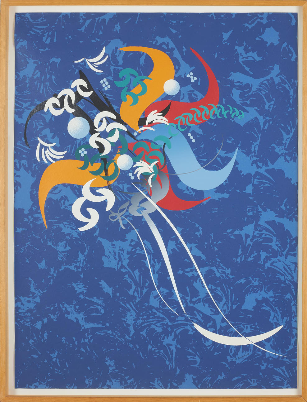 CARL FREDRIK REUTERSWÄRD. Composition, lithograph, signed and numbered 84/100.