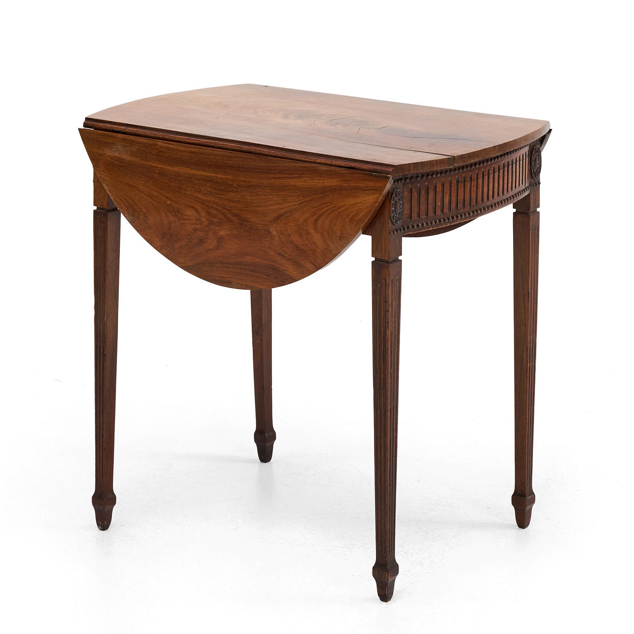 TABLE with flaps, early 19th century, colonial work, probably India ...