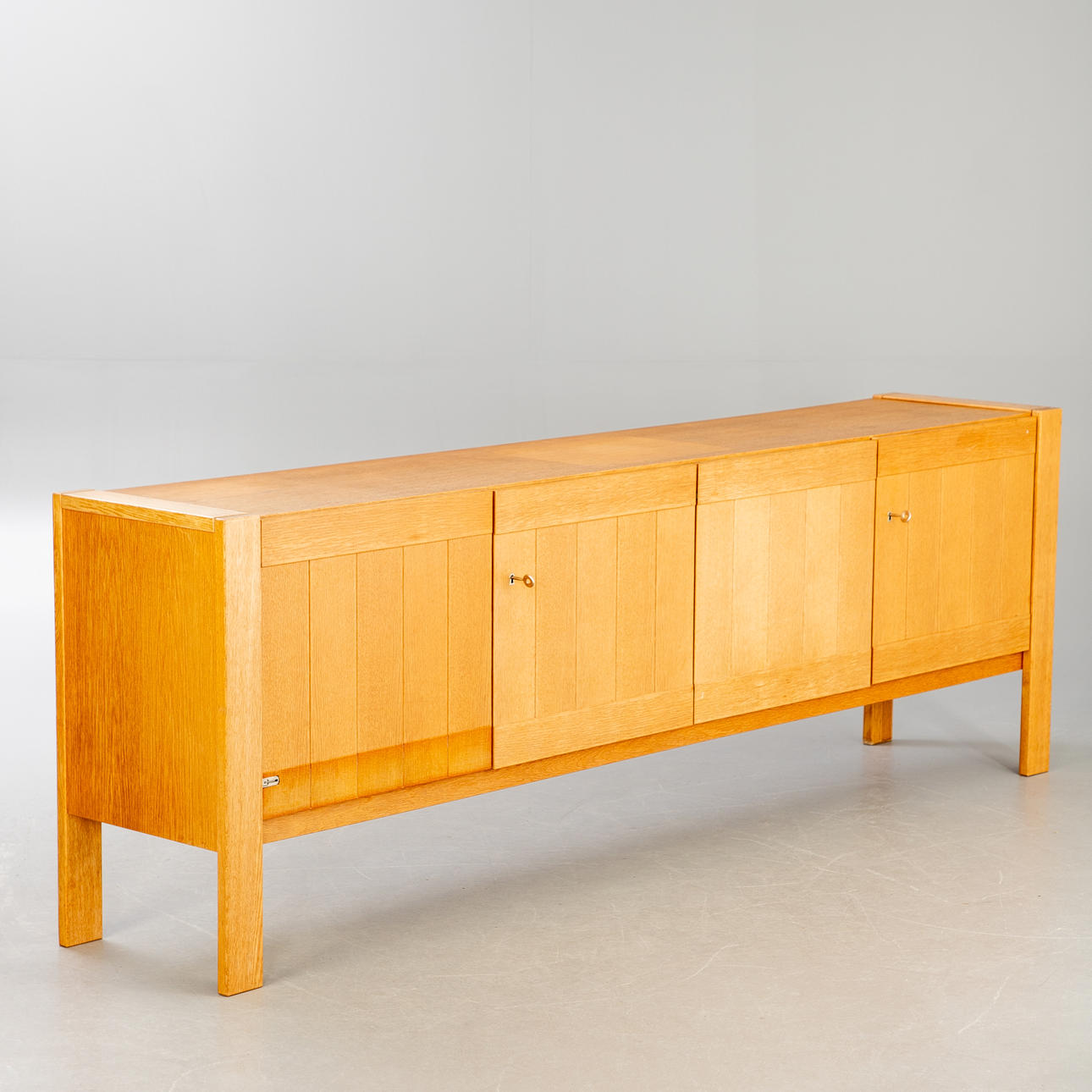 Sideboard in oak, Germany, 1960s.