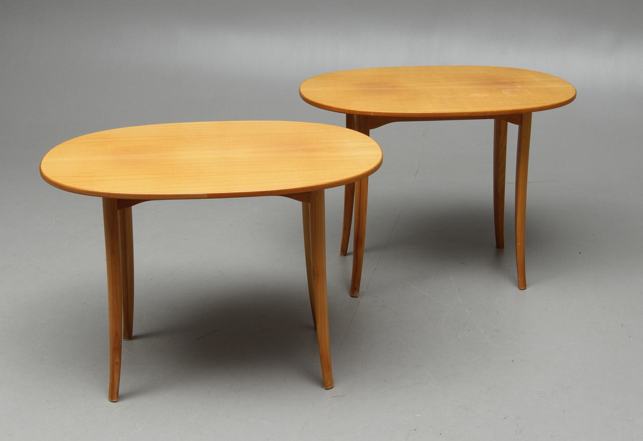 BORD, 1 par, "Ovalen", Carl Malmsten, 1900-tal.