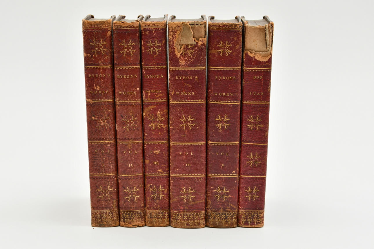 Collection of 18 separate works by Byron. Böcker, Kartor & Handskrifter ...