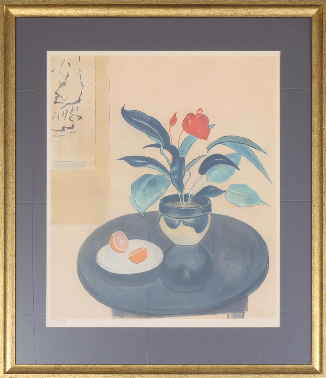 EINAR JOLIN. Lithograph, signed and numbered HC 17/40.