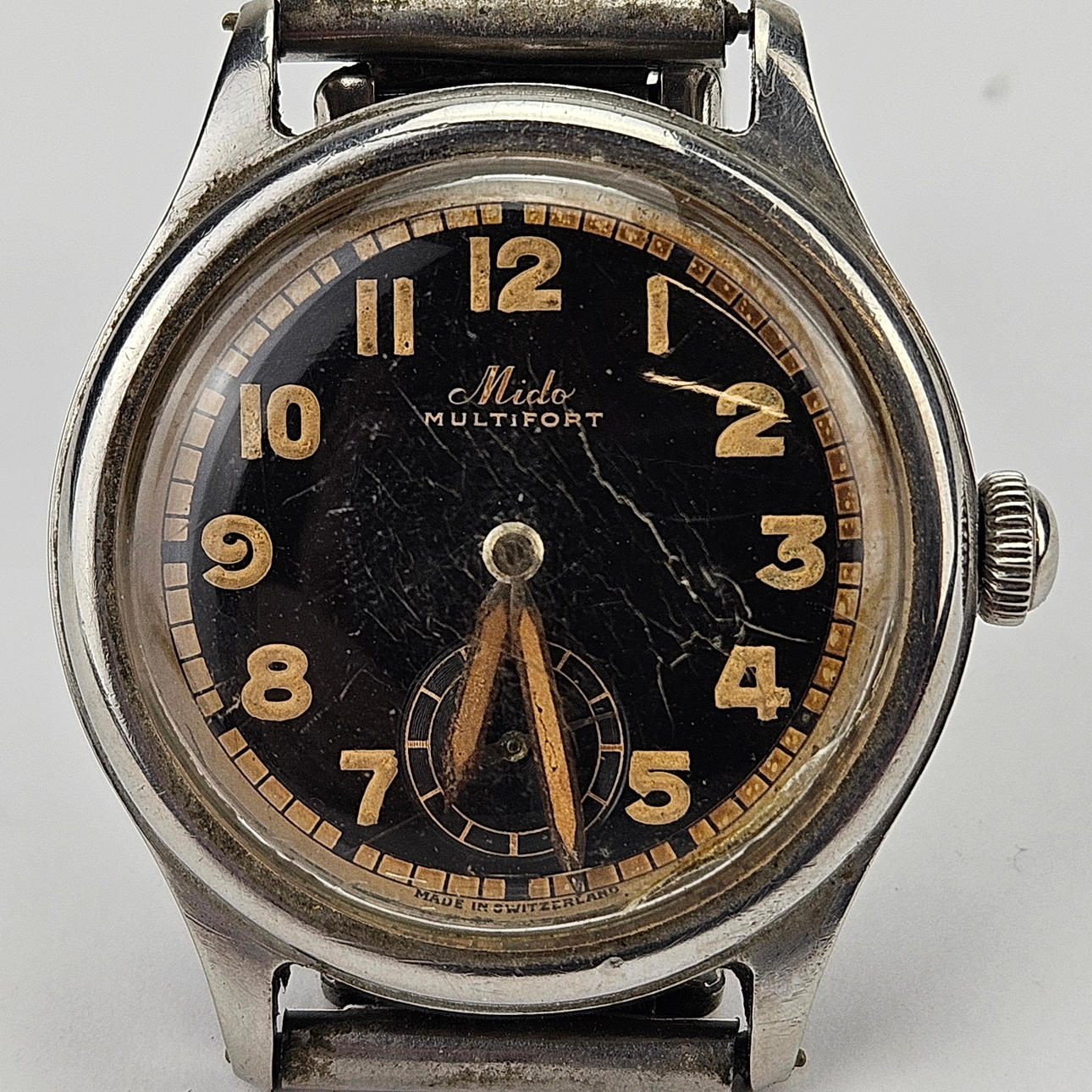 WRISTWATCH, steel, Mido, Multifort.
