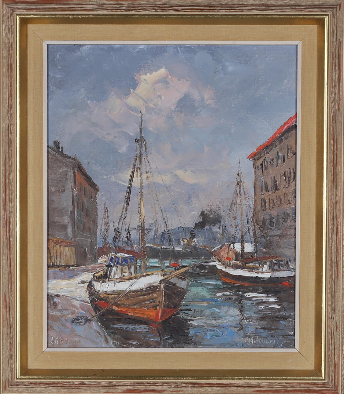 KURT HEINONEN. oil on canvas, signed.