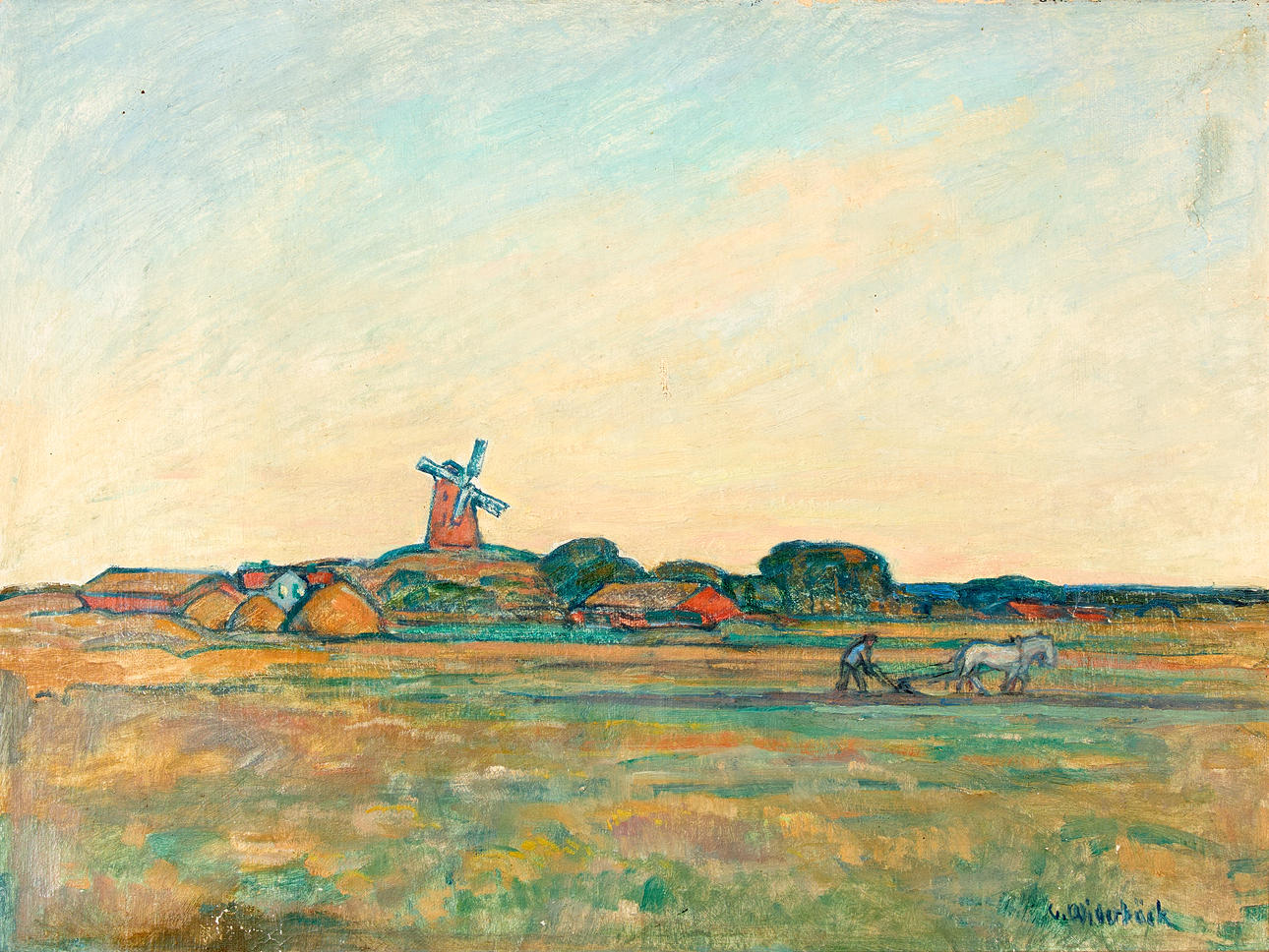 GUSTEN WIDERBÄCK. Uppland landscape.