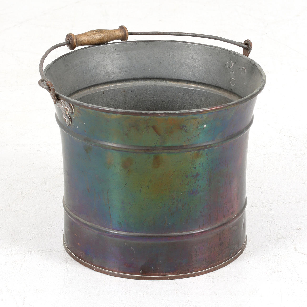 A copper bucket, 20th century. Silver & Metals - Pewter, Brass & Copper ...