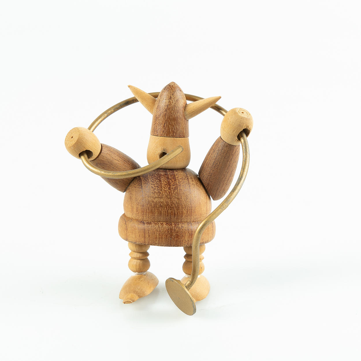 JACOB JENSEN. Figurine, Brdr. Bonfils, Denmark, oak.