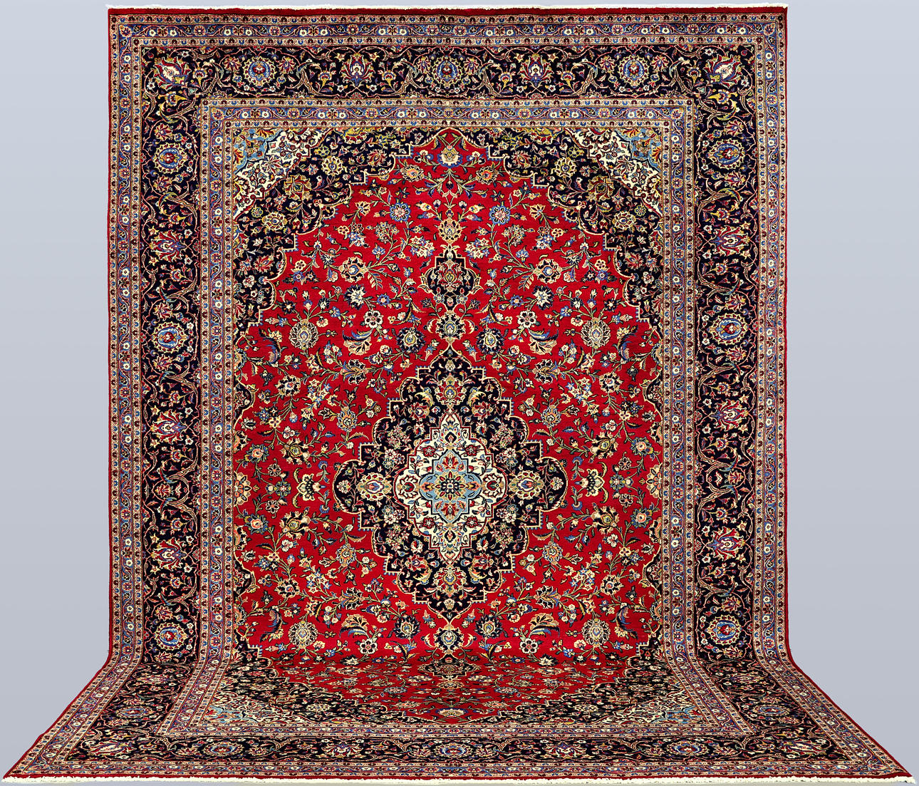 A CARPET, Keshan, 415 x 296 cm.