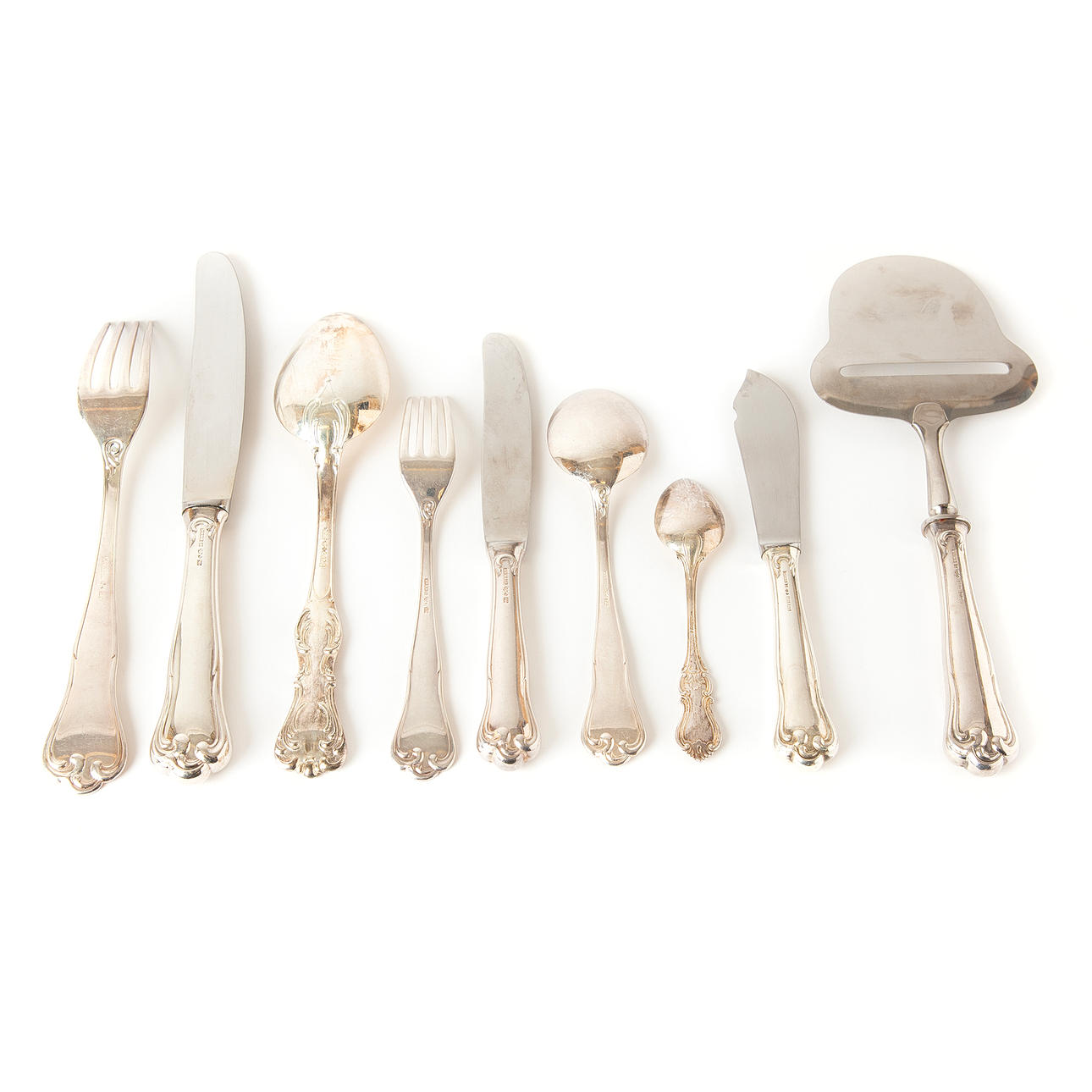 CUTLERY SET, silver.