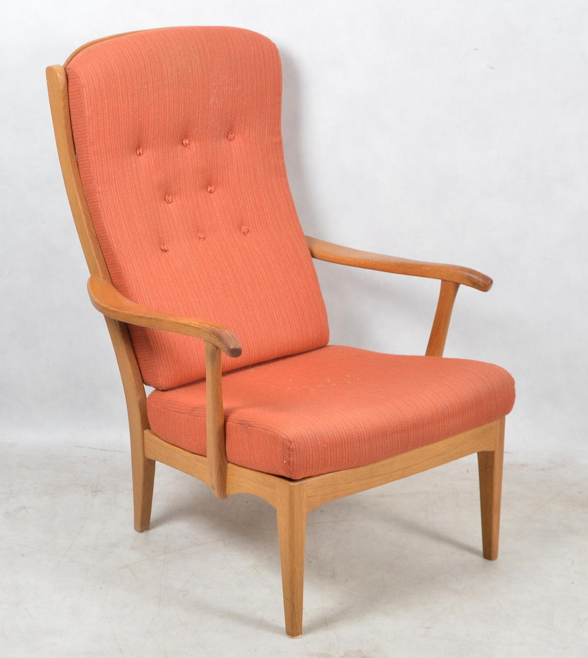 FÅTÖLJ, "Stora fjäderbrickan", Carl Malmsten.