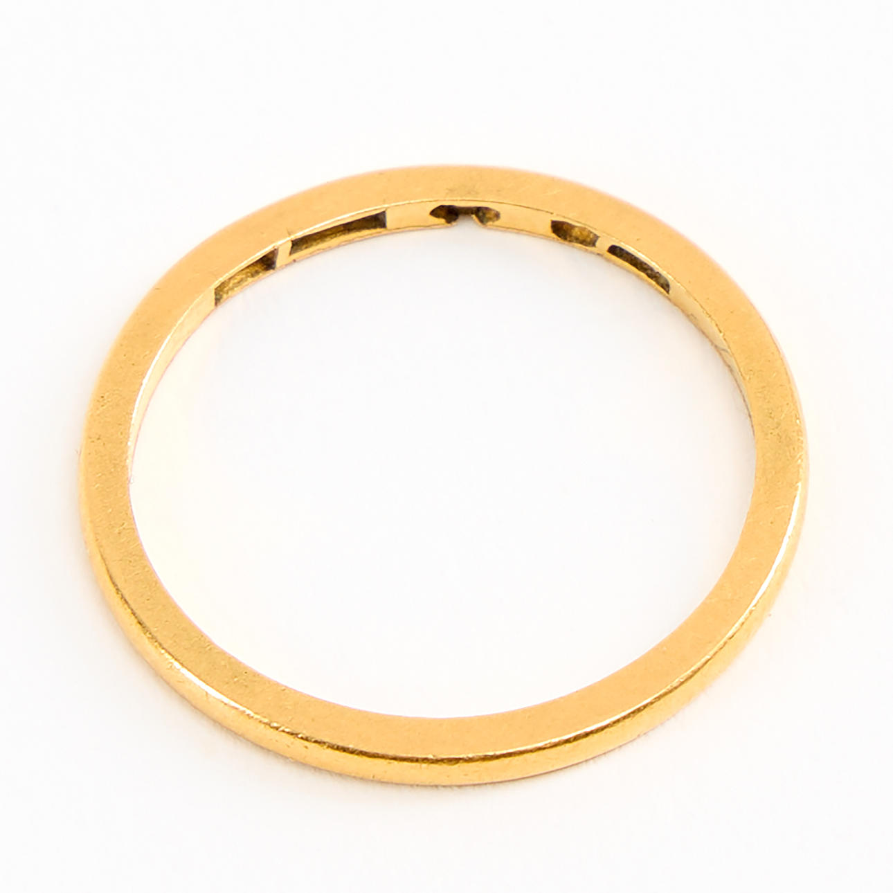 VIGSELRING, guld 23K.