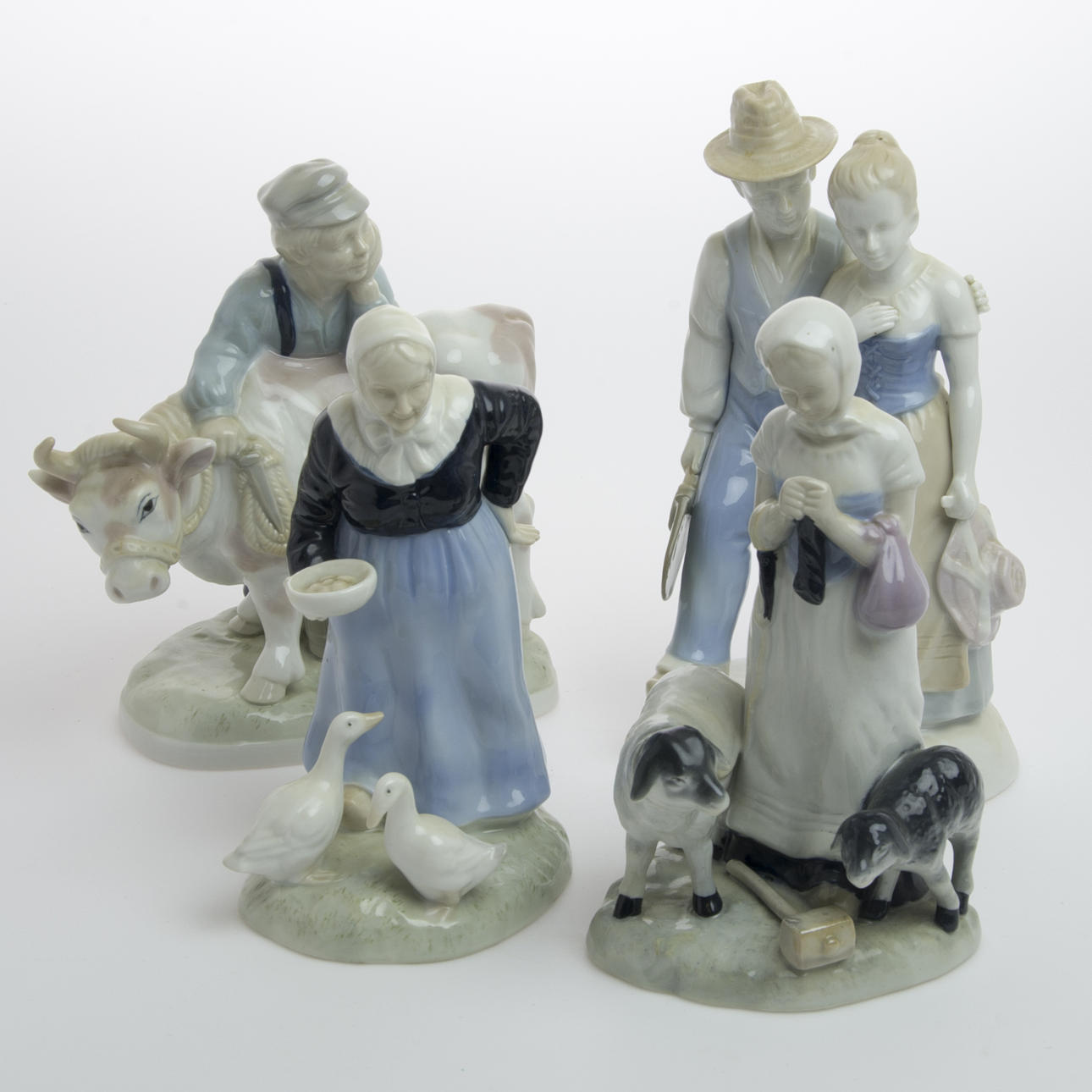 FIGURINER, 4 stycken, CB Danish design.