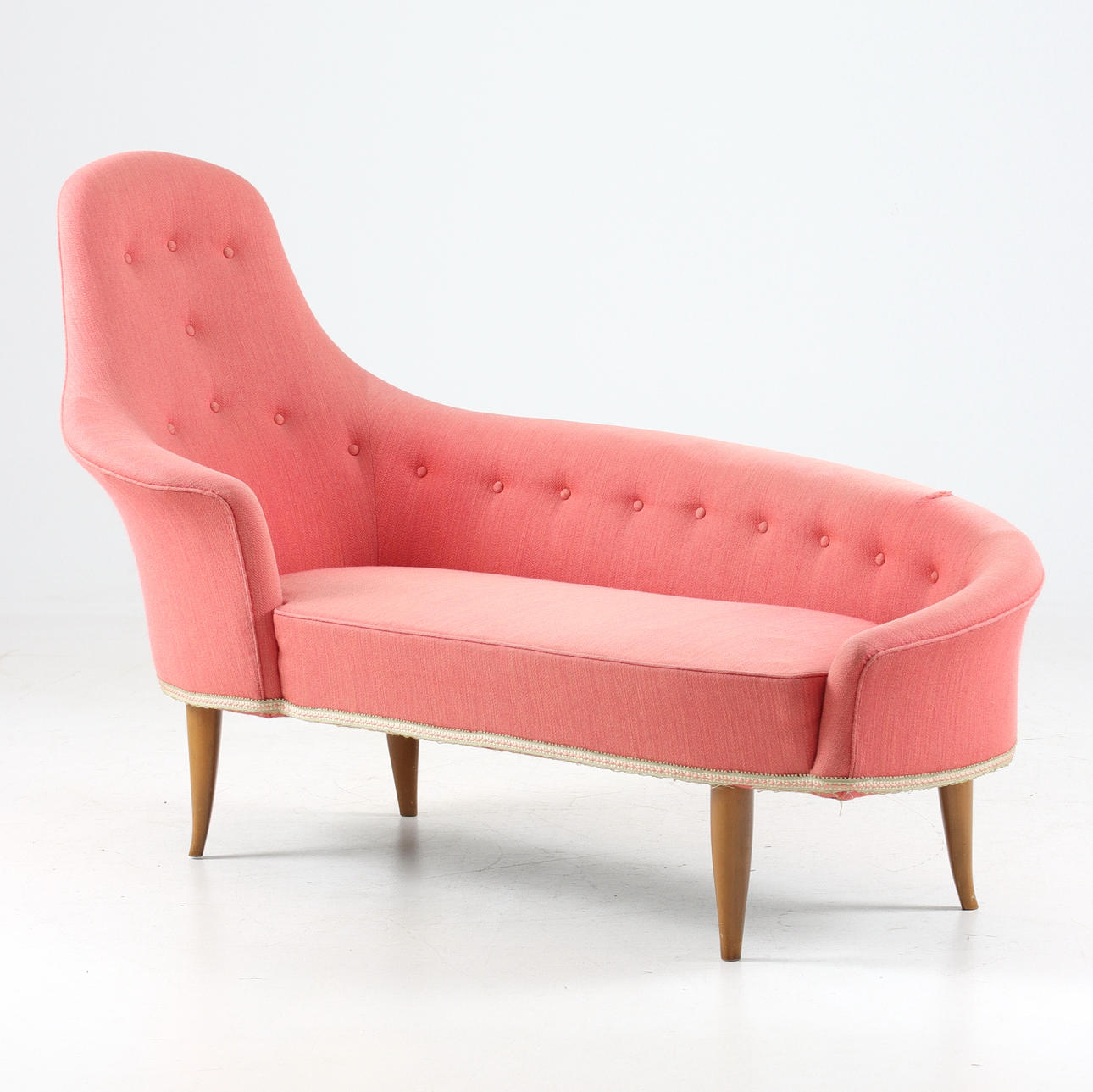 KERSTIN HÖRLIN-HOLMQUIST. Canapé, "Lustgården" ur serien "Paradiset" för Nordiska Kompaniets Triva-serie, 1950-60-tal.