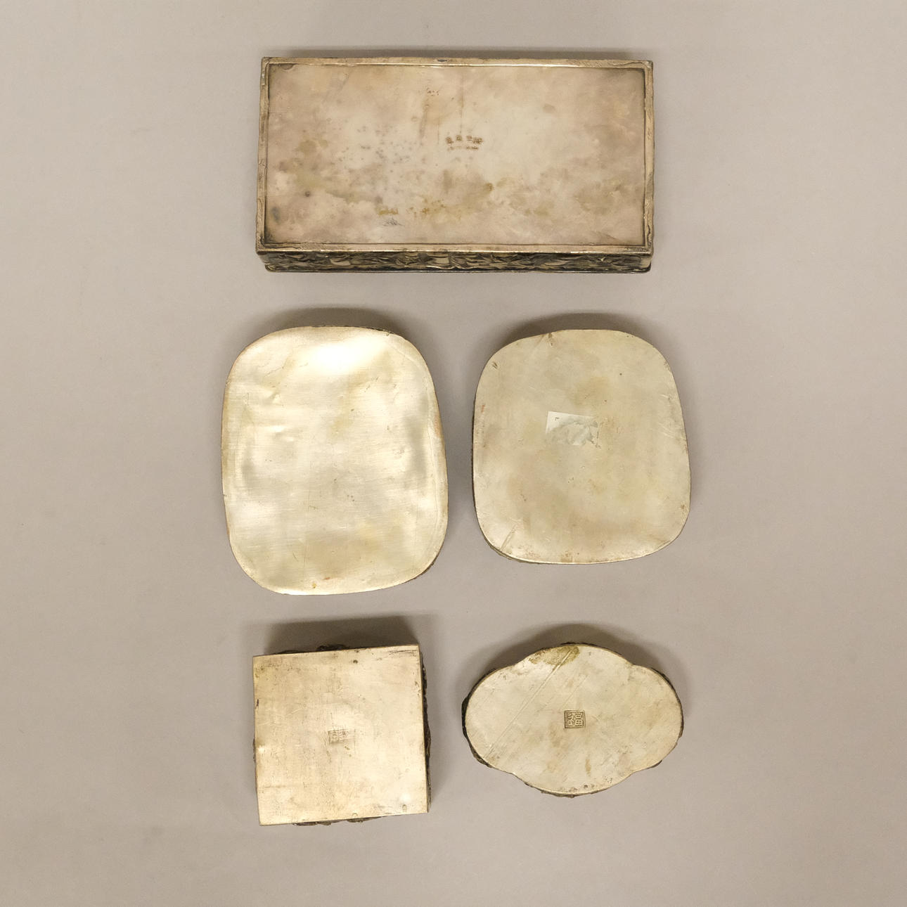 5 SKRIN VARAV 4 ORIENTALISKA. Silver & Metall - Övriga metallföremål ...