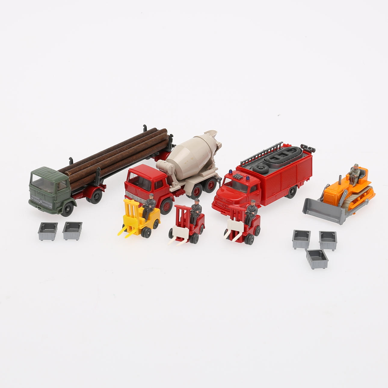 LEKSAKSBILAR, 7 stycken, Wiking, Tyskland.