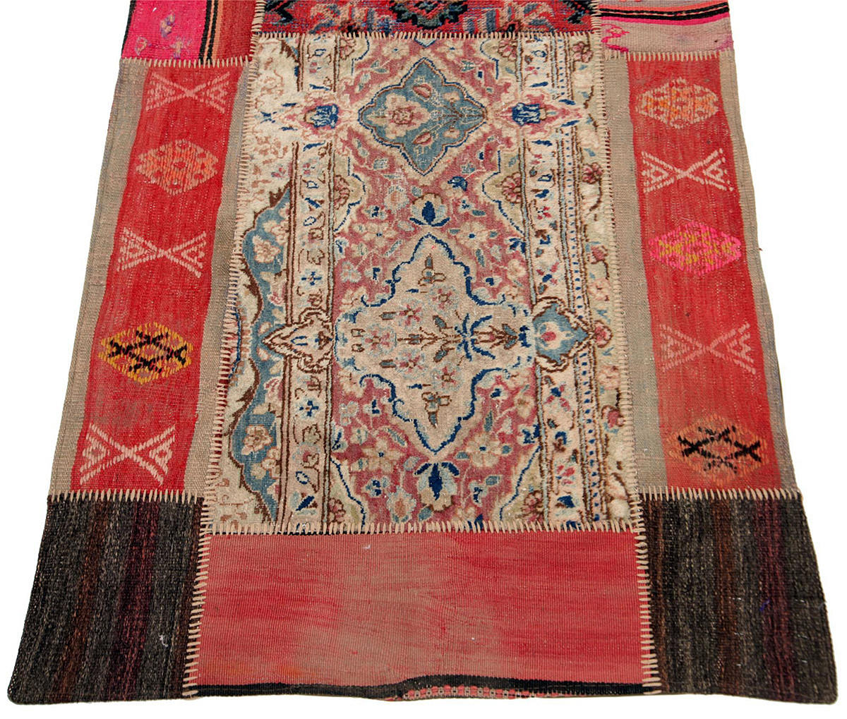 GALLERIMATTA, Persisk, Patchwork, 257x90 cm.