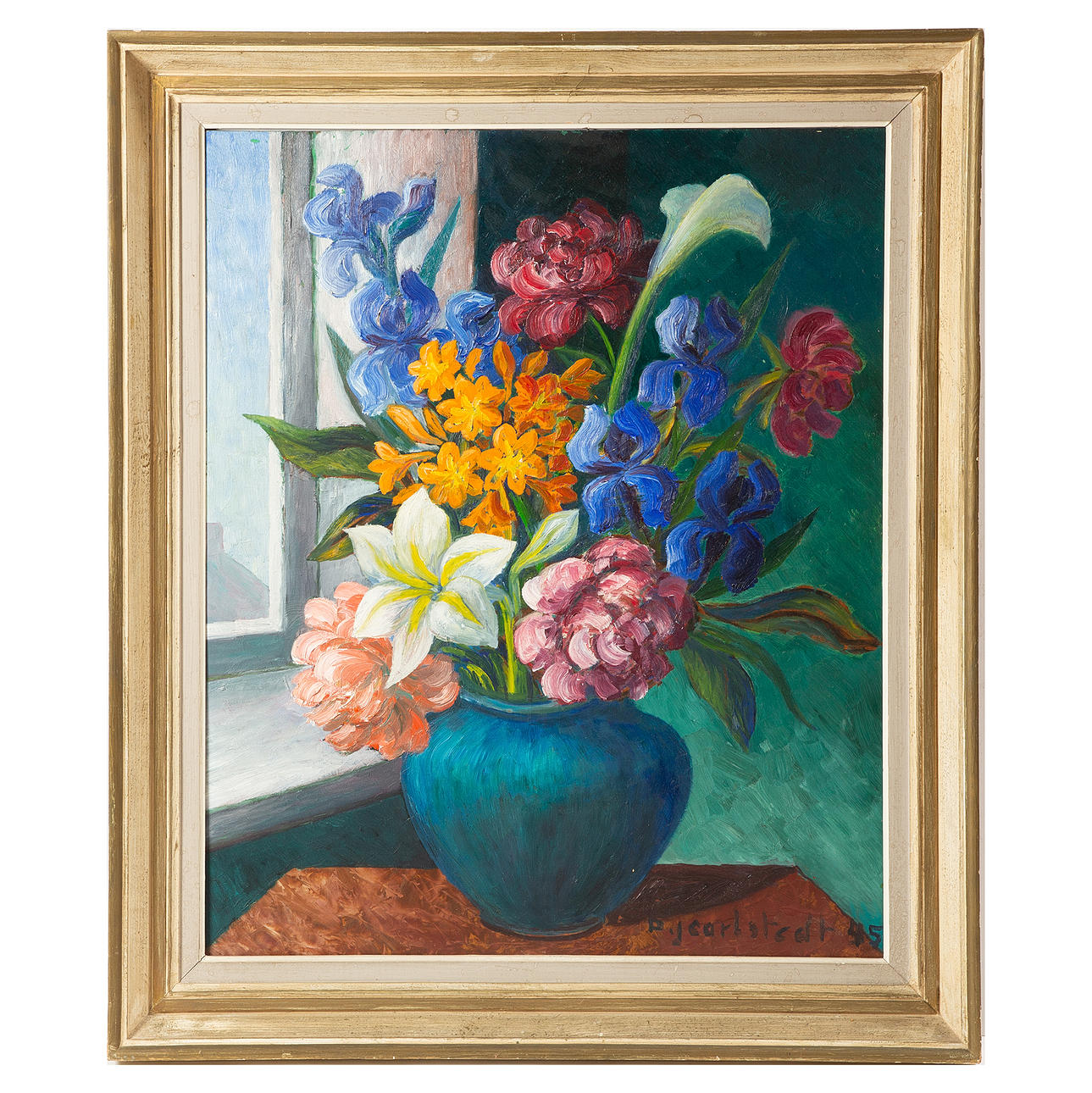 BIRGER CARLSTEDT. Blomsterstilleben.