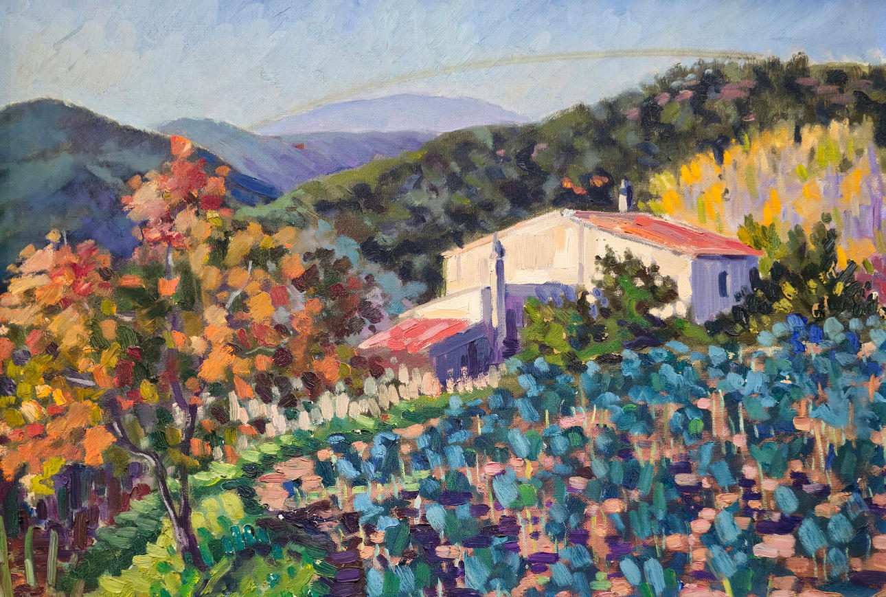 LANDSCAPE. OIL ON CANVAS. ANONYMOUS.