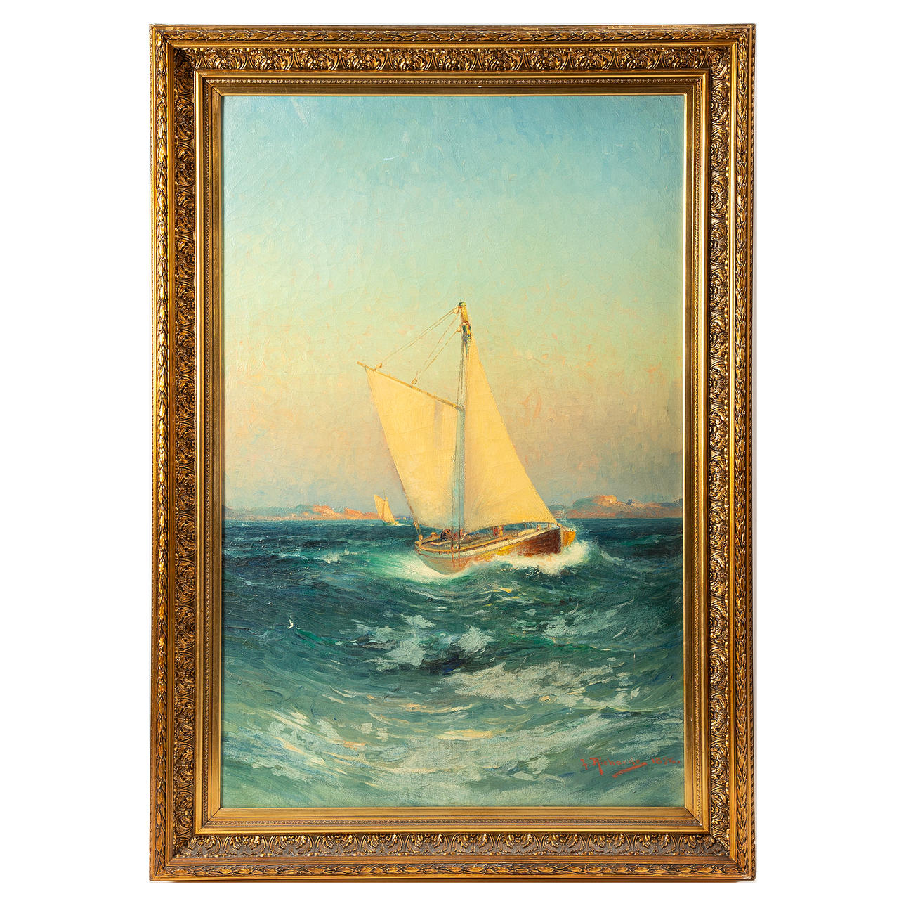LUDVIG RICHARDE. Sailboat.