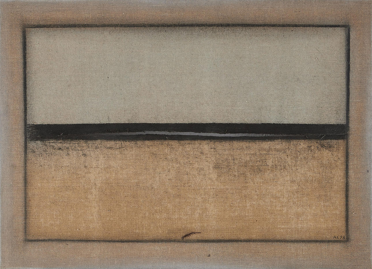 ALF LINDER (1907-1983. Composition, mixed media.