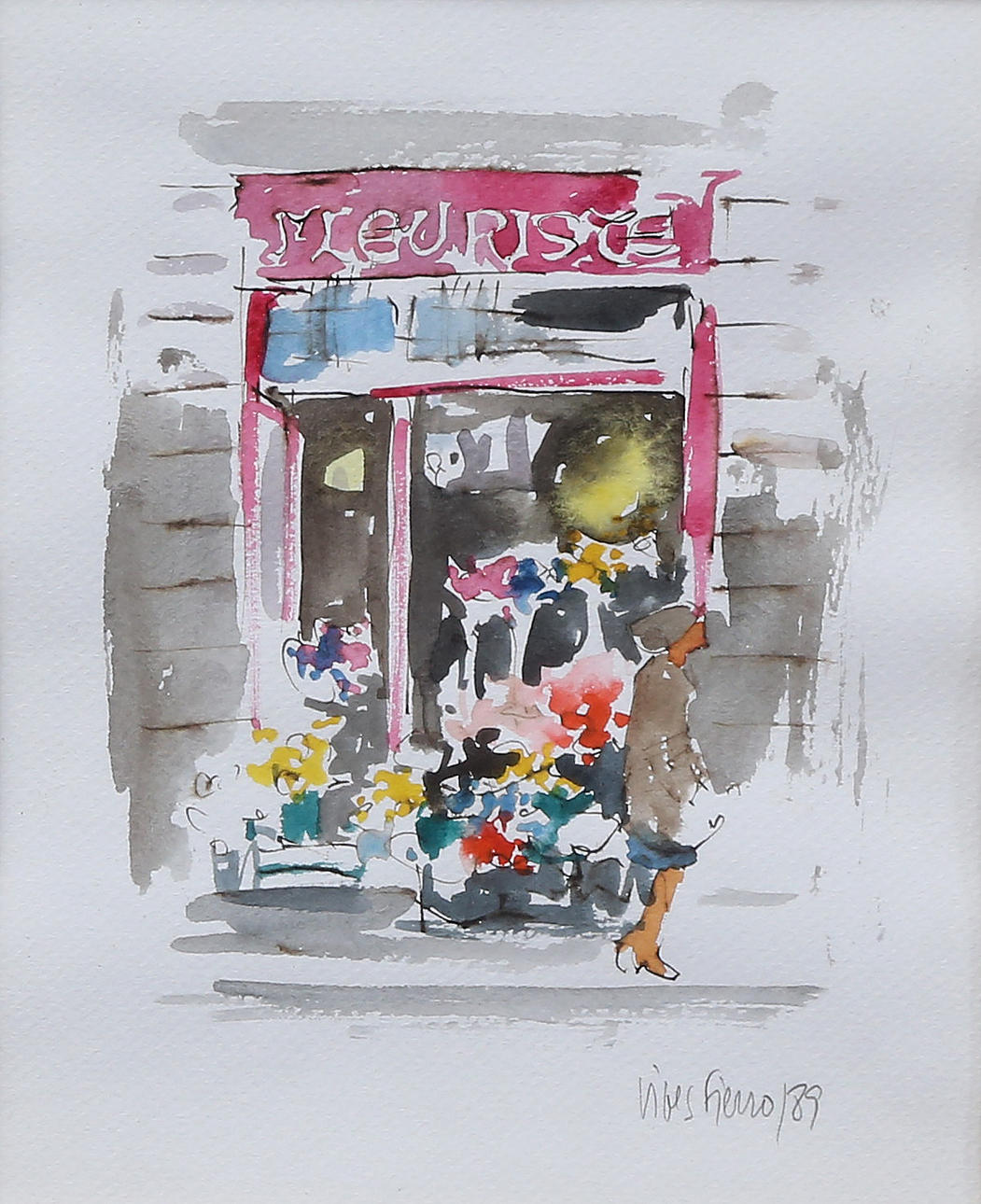 ANTONI VIVES FIERRO. “Fleuriste”.