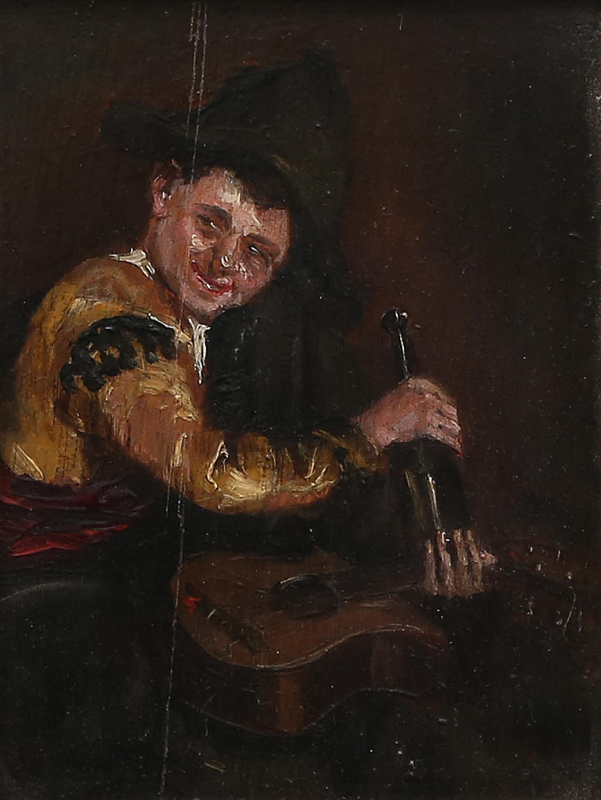 SPANISH SCHOOL, 19TH CENTURY. Musiker