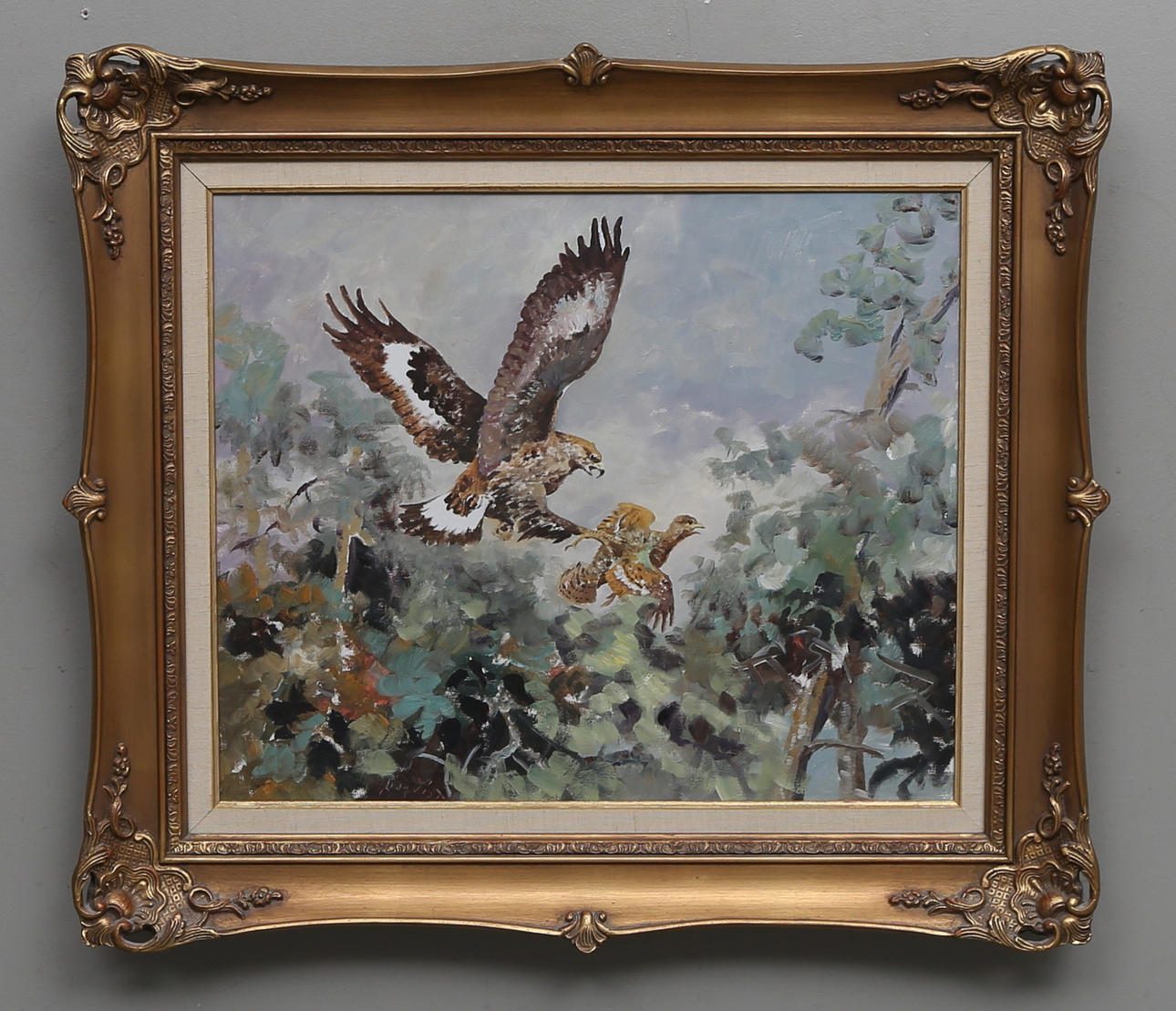 ARNE LIDQVIST. Olja på duk, signerad.