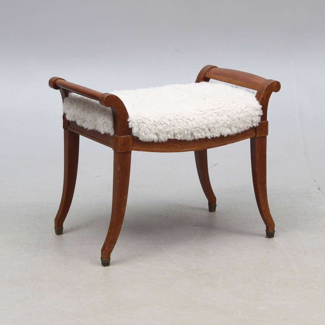 TABURETT, empirestil, tidigt 1900-tal.