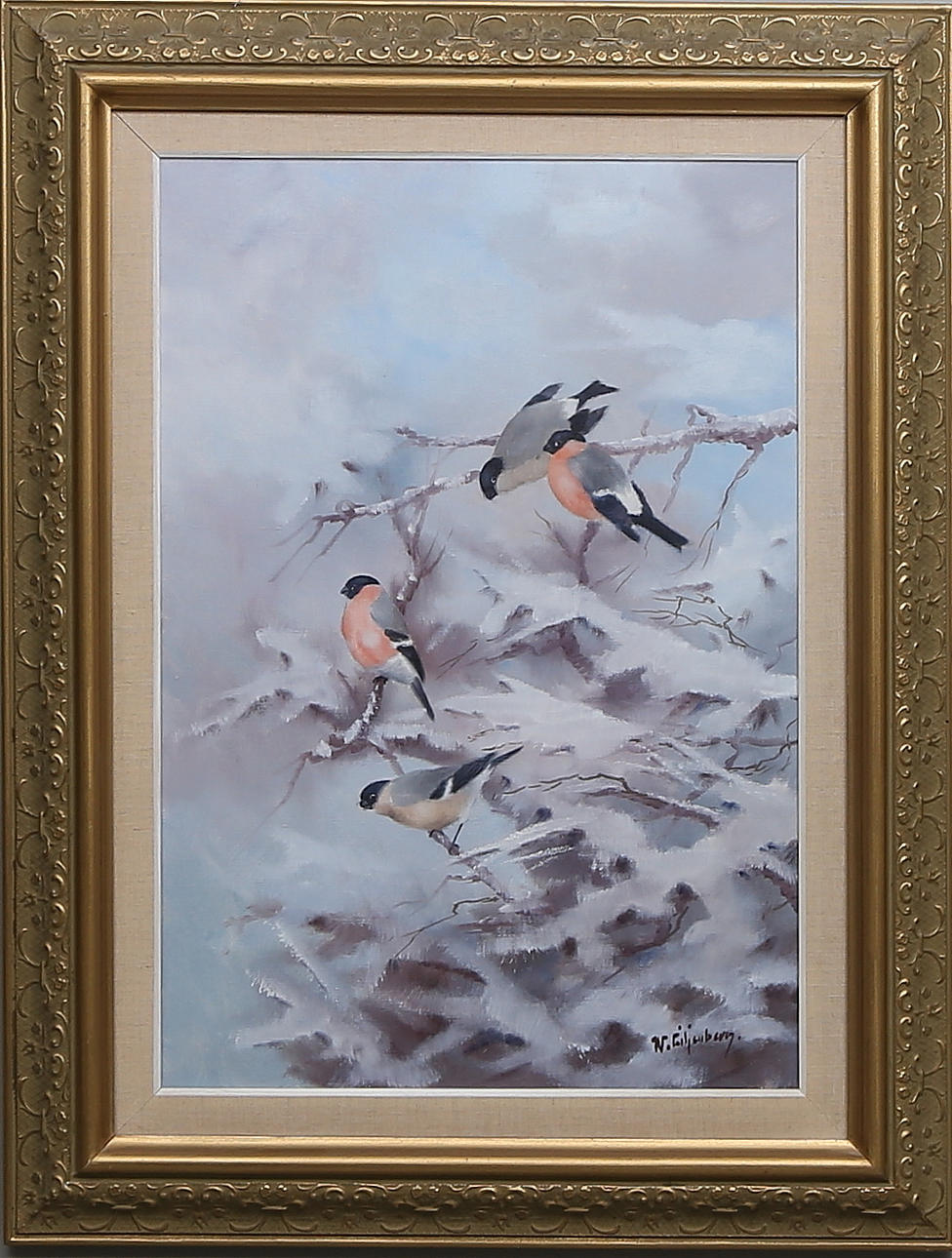 WALTER LILJENBERG. Olja på duk, signerad.