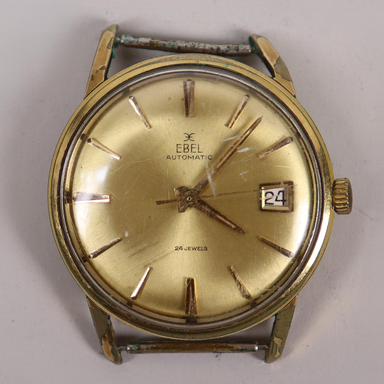 A wristwatch, Ebel Automatic, 1960s.