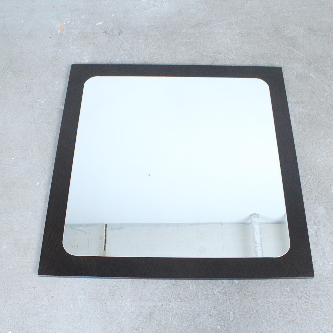 1970s Italian square mirror.