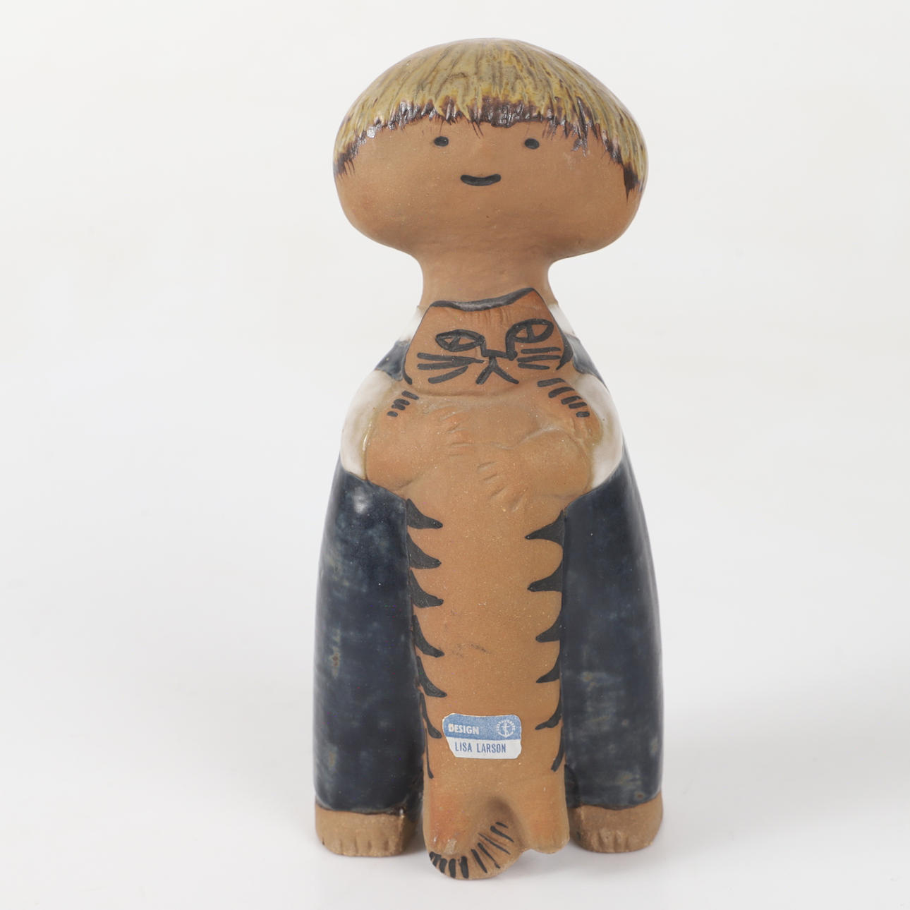 LISA LARSON. Figurine, “Pelle”, stoneware, Gustavsberg. Ceramics