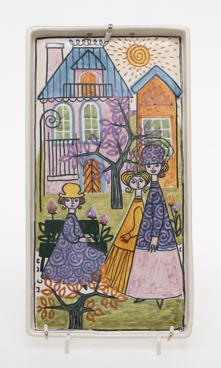 FAT, keramik, Laila Zink, Kupittaan Savi, signerad.